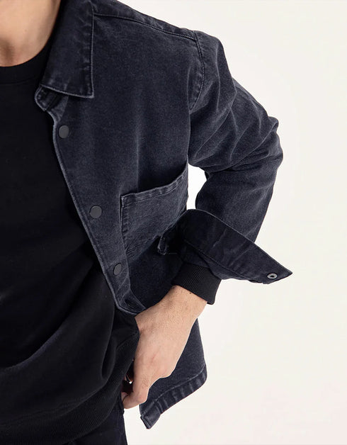DENIM OVER SHIRT WITH POCKET